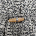 Men's Cable Knit Shawl Collar Pocket Button Cardigan